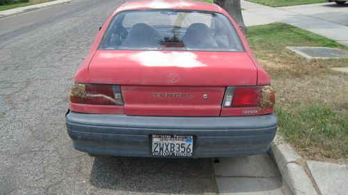 1991 toyota tercel std sedan 2-door