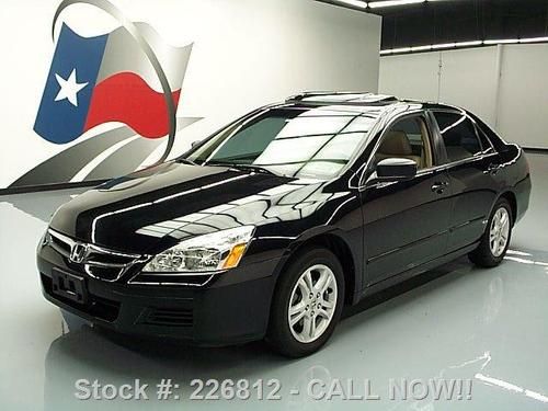 2007 honda accord ex-l heated leather sunroof only 52k texas direct auto