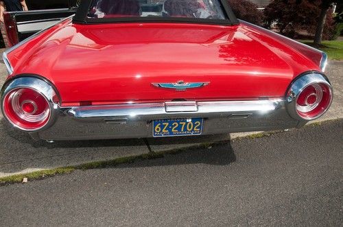 1962 Ford Thunderbird Sport Roadster 300 hp 390 CI V8 Engine Numbers Matching, image 8
