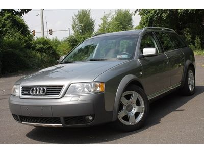 2003 audi allroad bose sunroof leather heated seats clean carfax no reserve!!!!!
