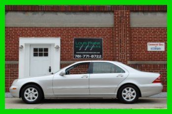 S430 one owner from new! full service history at dealer! navigation! new tires!