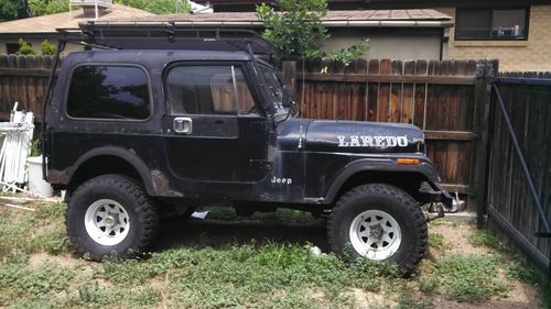 1986 jeep cj7 laredo, jasper 258 inline 6, t5 tranny, dana 300 transfer case