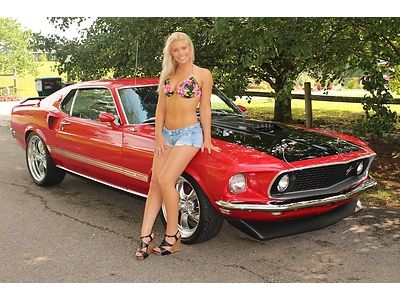 1969 ford mustang mach 1 v8 351 auto ps pdb factory ac must see video solid