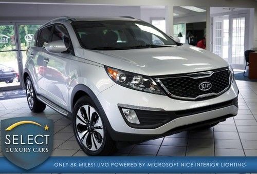 1 owner sportage sx fwd leather seats trim sirius only 8k miles!!