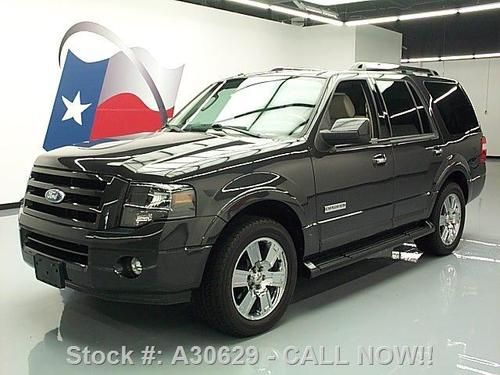 2007 ford expedition ltd 7pass sunroof nav dvd 20's 55k texas direct auto