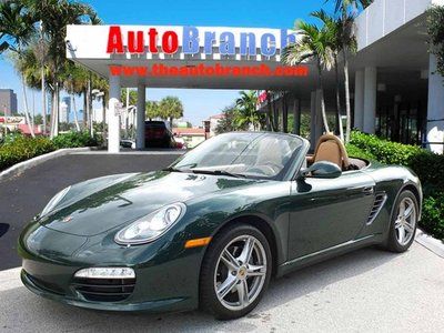 2011 boxster 6 speed convertible navigation 18" wheels