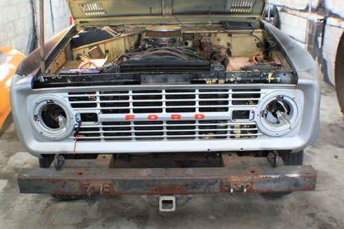 1973 ford bronco 4x4 running project, runs , needs tlc, florida, no reserve!