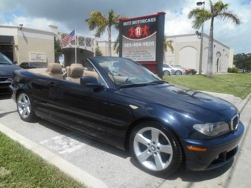 2005 bmw 325ci convertible-rare color-best price in the usa-xtra-clean-fl!