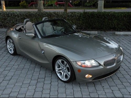 05 z4 3.0i convertible sports pkg automatic leather 18" wheels 1 florida owner