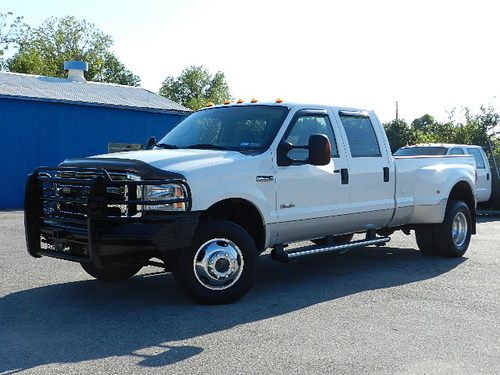 2006 ford f350 4x4 6 speed lariat power stroke diesel crew cab long bed dually