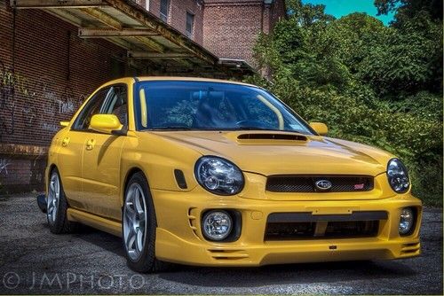 2003 subaru impreza wrx sedan 4-door 2.0l sonic yellow jdm