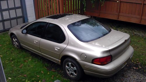 1999 dodge stratus es sedan 4-door 2.5l 133k miles gold/gray v-6 engine nice