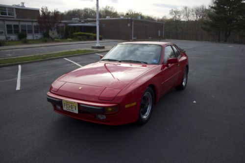 1985 porsche 944 (red, manual transmission, 45k miles, $8800)
