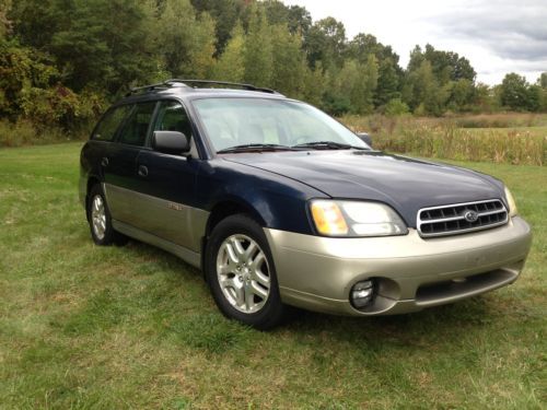2002 subaru legacy outback-lo reserve-gets nr.27mpg-runs exc.for winter awd