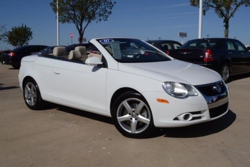 Vw eos convertible, heated seats, 1-owner, local texas trade, very nice car!!!!