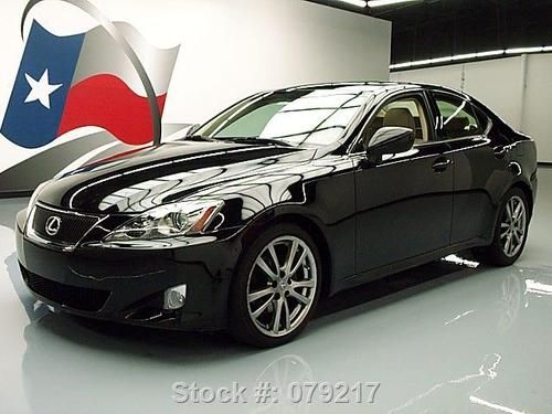 2008 lexus is250 auto sunroof leather paddle shift 83k! texas direct auto