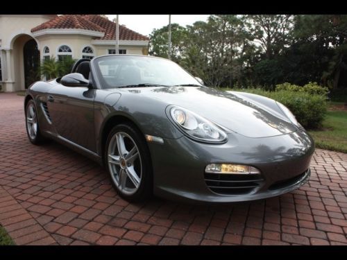 2009 porsche boxster cabrio 6-speed convertible low miles well equipped
