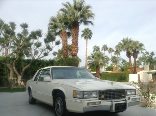 Beautiful 1989 cadillac coupe deville one owner all original rolls royce grille