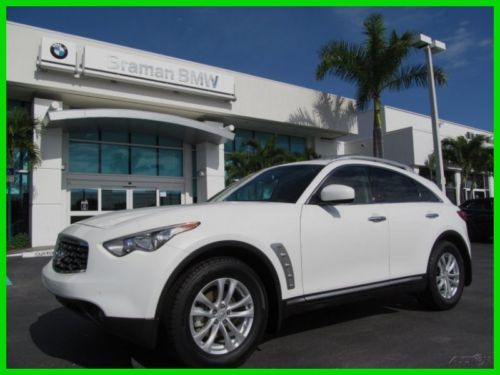 11 moonlight white 3.5l v6 fx-35 suv *premium package *climate controlled seats
