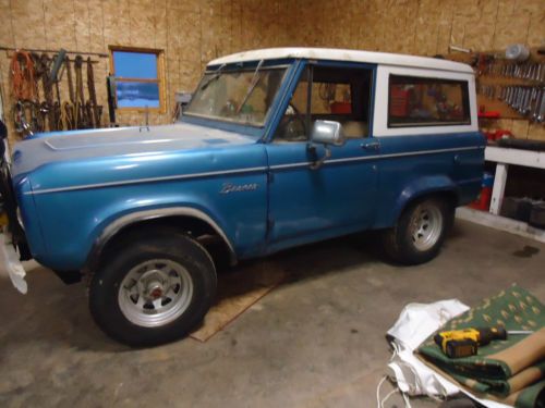 1969 ford bronco off-road 4x4 runs and drives - 41,400 miles - low reserve