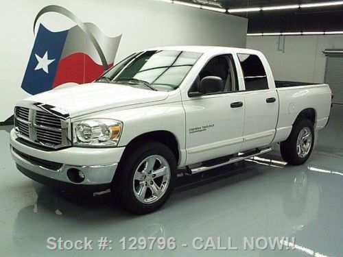 2007 dodge ram 1500 quad cab thunder road 20&#039;s tow 55k! texas direct auto