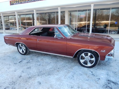 1966 chevrolet chevelle aztec bronze big block muncie 4 speed 12 bolt