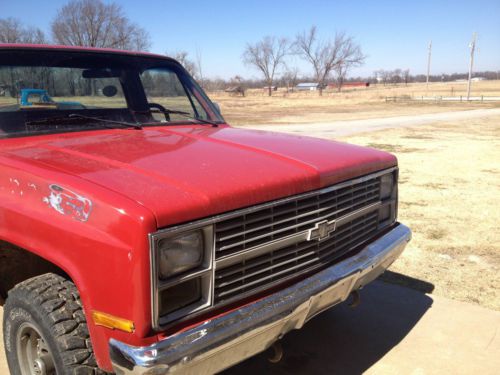 Sell used 1984 Chevy 4x4 Short Wheel Base in Bentonville ...