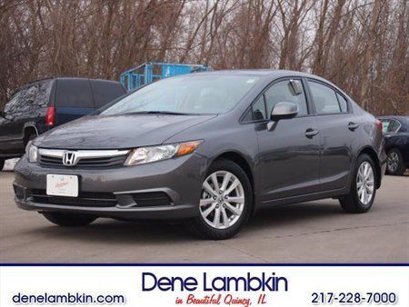 2012 honda civic sedan, low miles, certified, gray, automatic, leather, loaded
