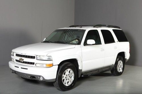 2003 chevrolet tahoe z71 4x4 sunroof heated seats leather alloys bose clean !
