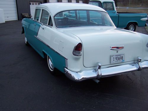 Bel Air Auto Auction >> Sell new 1955 Chevy Bel-Air 4-Door Turquoise/White in ... Bel Air Auto Auction >> Sell new 1955 Chevy Bel-Air 4-Door Turquoise/White in ...