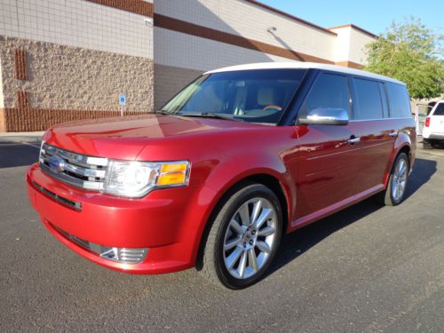 2010 ford flex limited with navigation, dvd, dual moon roofs, 20&#034; wheels