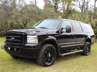 2005  ford excursion diesel 6.0 leather clean  new tires 4x4 4 wheel drive