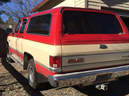 1984 gmc suburban 4wd 1/2 ton