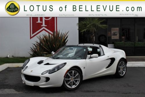 2009 lotus elise purist edition, w/ supercharger 220 hp white on black