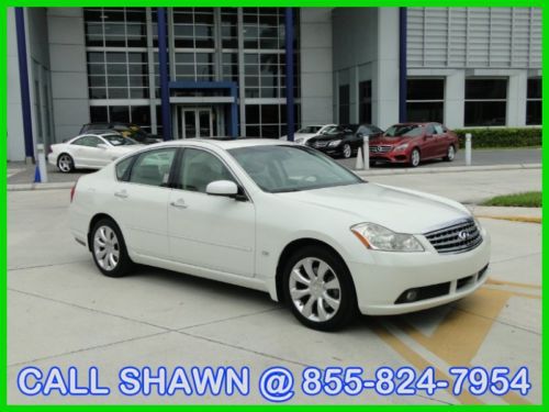 2006 infiniti m35, pearlwhite/tan leather, sunroof,6 cd, l@@k at this car, wow!!