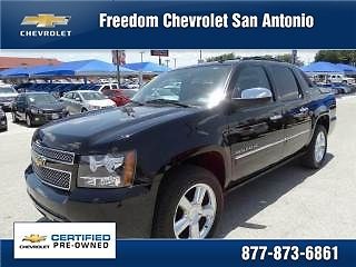2011 chevrolet avalanche 2wd crew cab ltz leather seats traction control