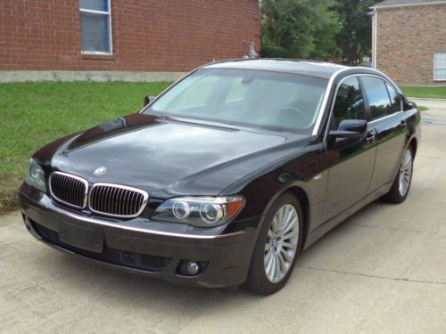 2006 bmw 750li black on black low miles loaded  no reserve