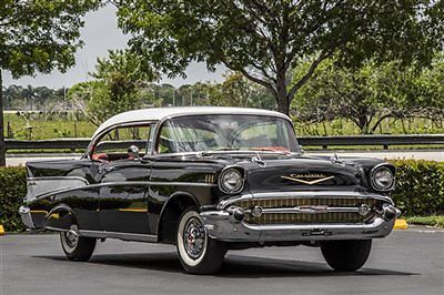 1957 chevrolet bel air,245hp 283ci dual 4bbl,frame off factory style restoration
