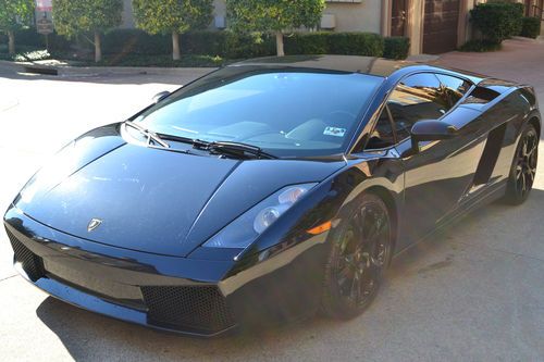 Lamborghini gallardo triple black larini exhaust **mint &amp; flawless** look!!!!