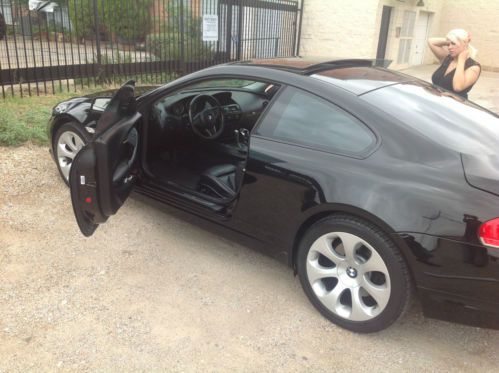 2006 bmw  650i in excellent condition, black on black