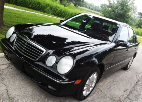 2000 mercedes-benz e-class e320 designo espresso edition mocha black rare!