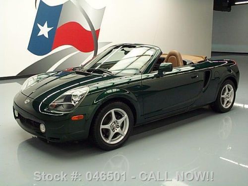 2002 toyota mr2 spyder convertible 5-speed leather 65k texas direct auto