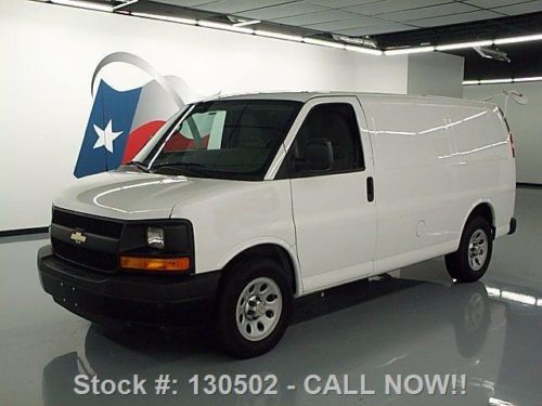 2013 chevy express 1500 cargo van partition only 13k mi texas direct auto