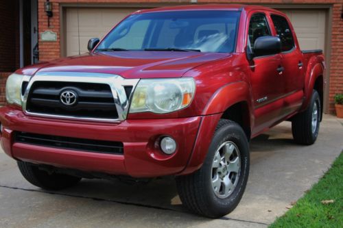 2007 toyota tacoma double cab pre runner trd off road truck - very nice