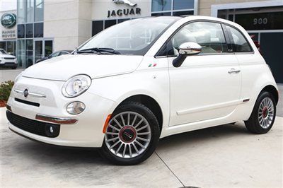 2012 fiat 500 lounge convertible - 1 owner - florida vehicle - super low miles