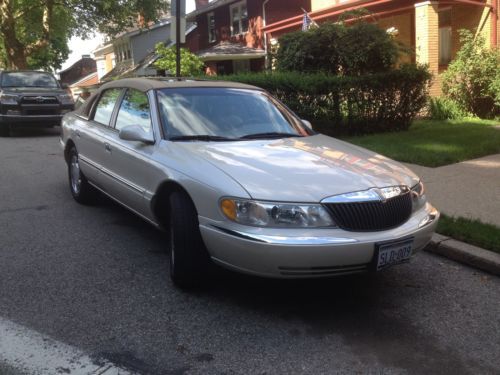 Sporty 1999 lincoln continental executive, sunroof &amp; canvas top...nice!