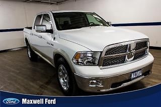 10 dodge ram 1500 4x4 crew cab laramie, leather seats, bed cover!