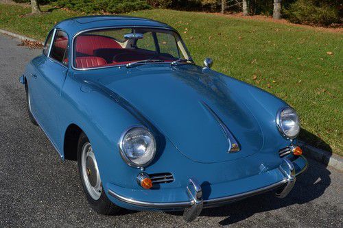 1964 porsche 356c sunroof coupe in highly restored condition.