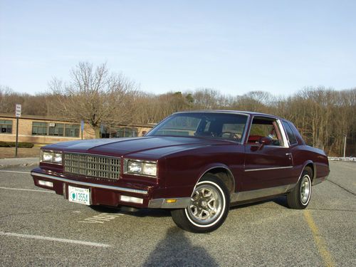 1981 chevrolet monte carlo  coupe 2-door 3.8l 76,000 original miles!!