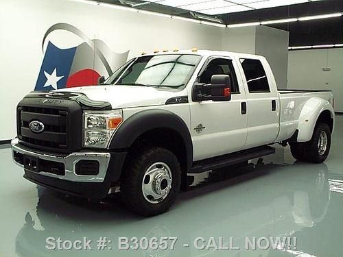 2011 ford f-450 crew 4x4 diesel dually long bed 55k mi texas direct auto